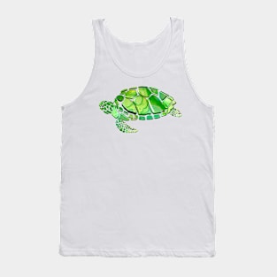 Green Marble Tortoise Tank Top